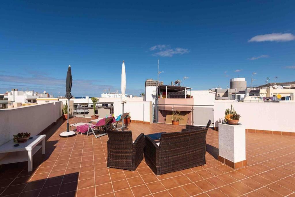 Ferienwohnung Arguineguin, En El Casco Marinero Con Sol Todo El Ano Exterior foto